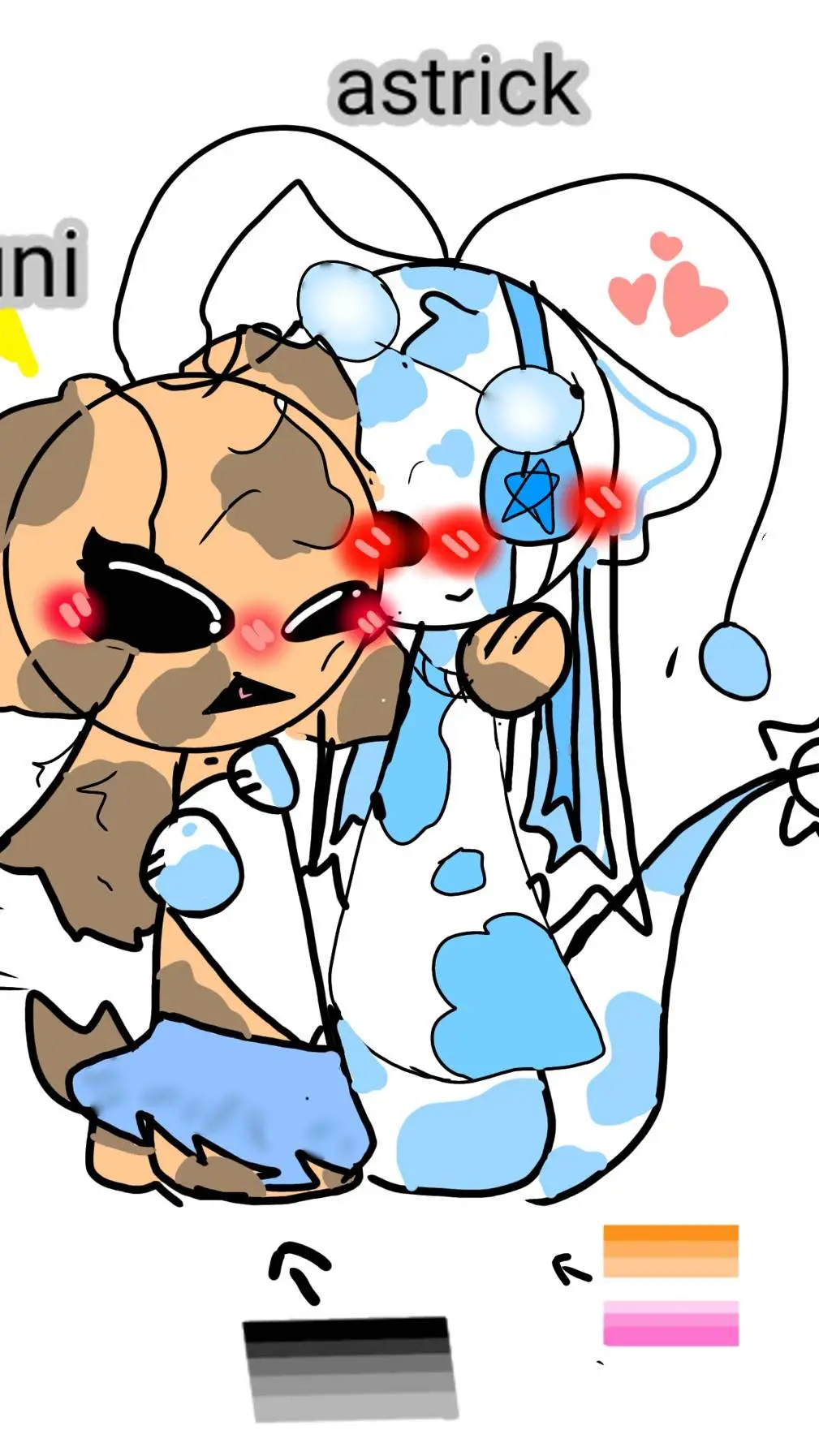 ai character: yuni x astrick background