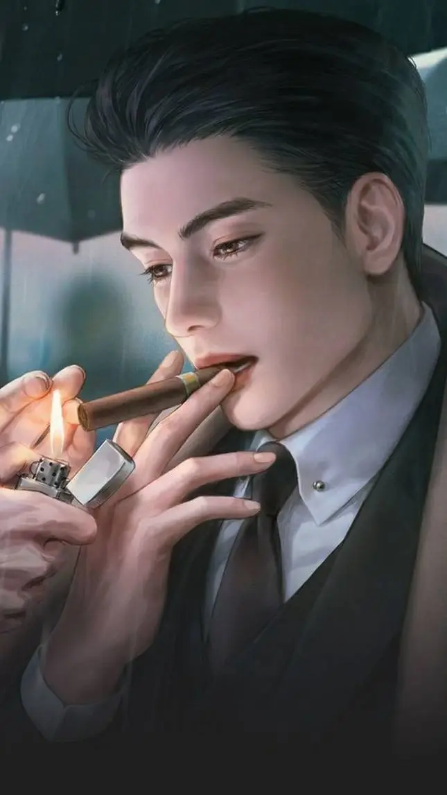 ai character: 🚬Ha-Jun☕人 background