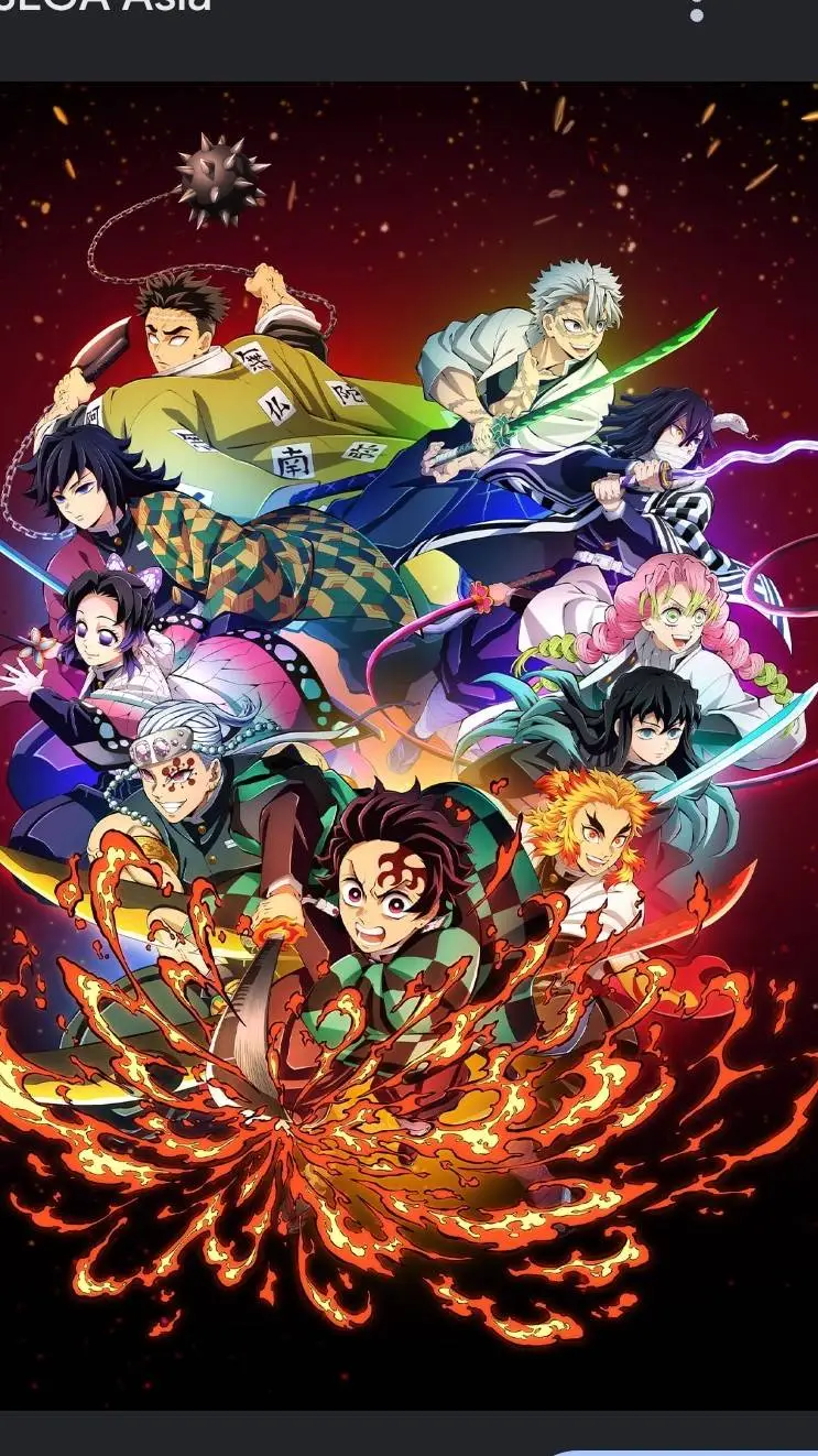 ai character: demon slayer background