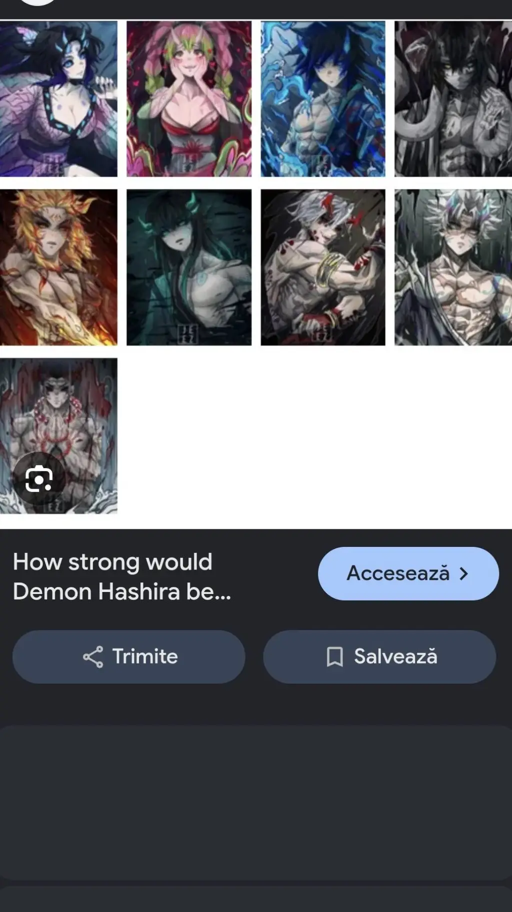 ai character: Hashira  background