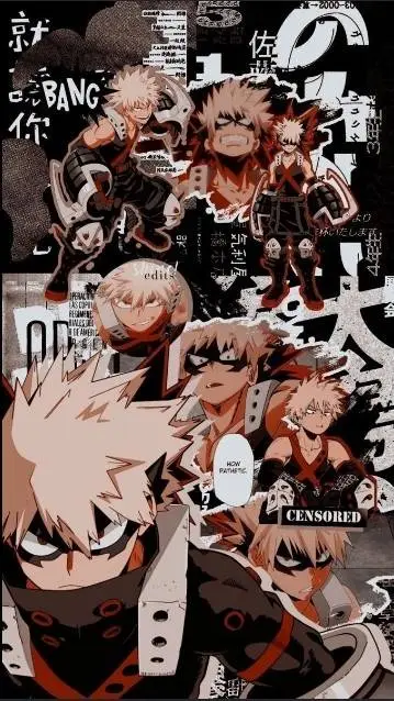 ai character: Bakugo MHA background