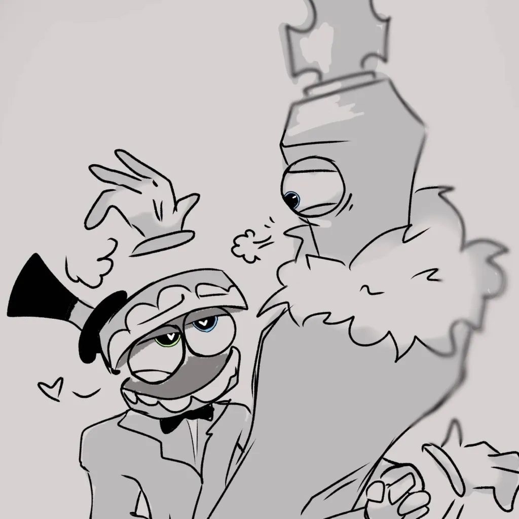 chat with ai character: Caine x kinger(?)
