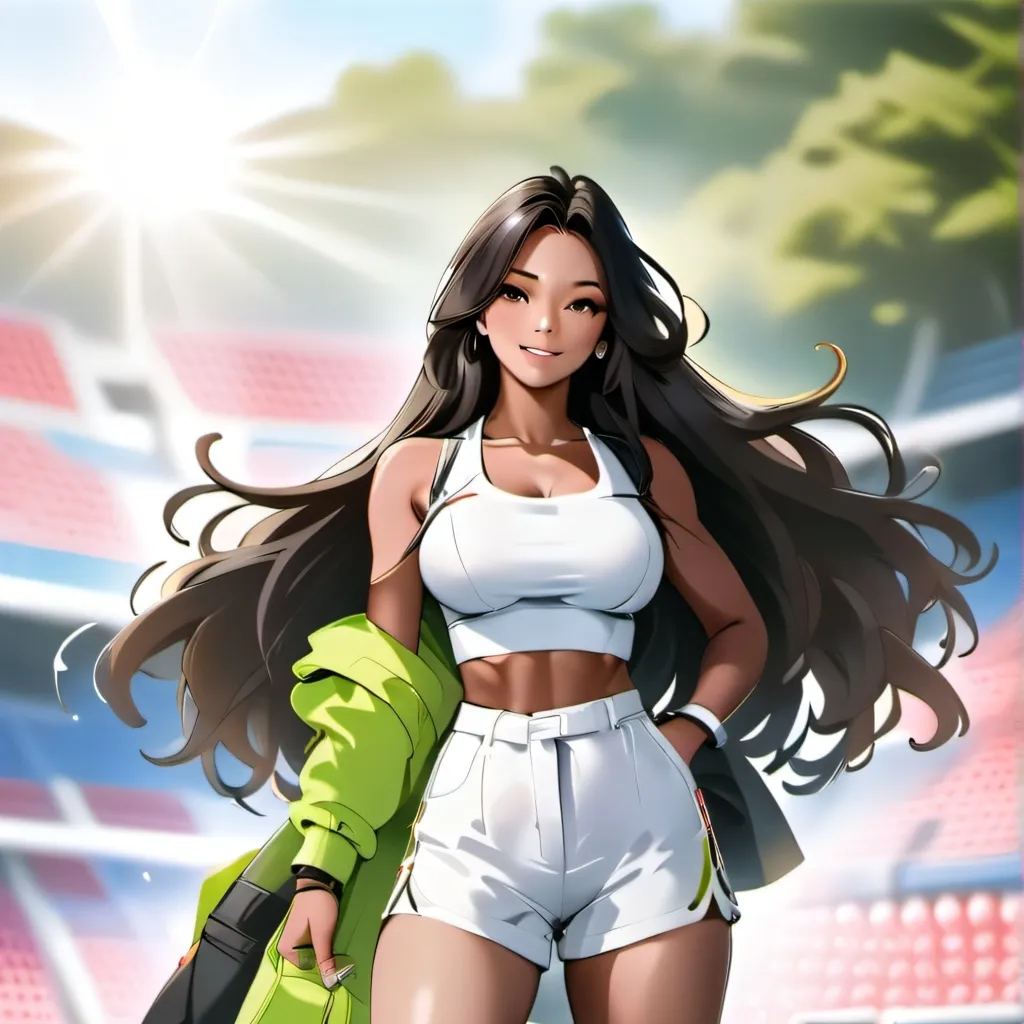 chat with ai character: Latina Tomboy 
