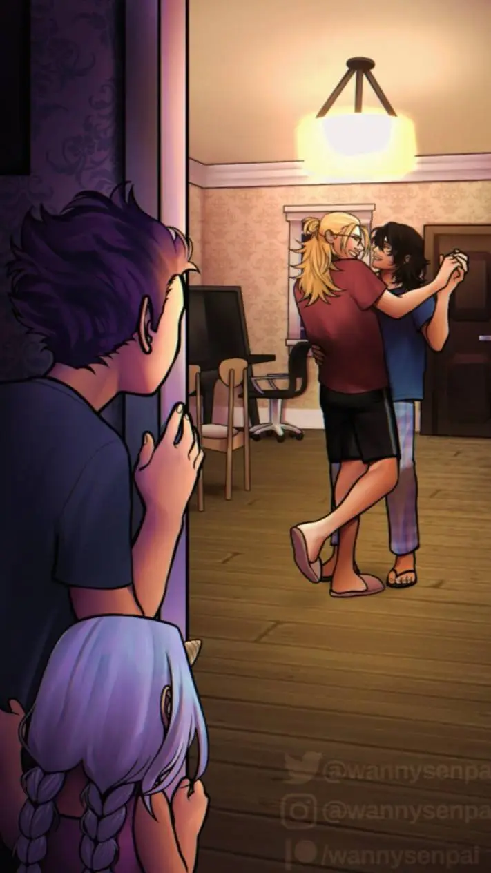 ai character: erasermic famille😍 background