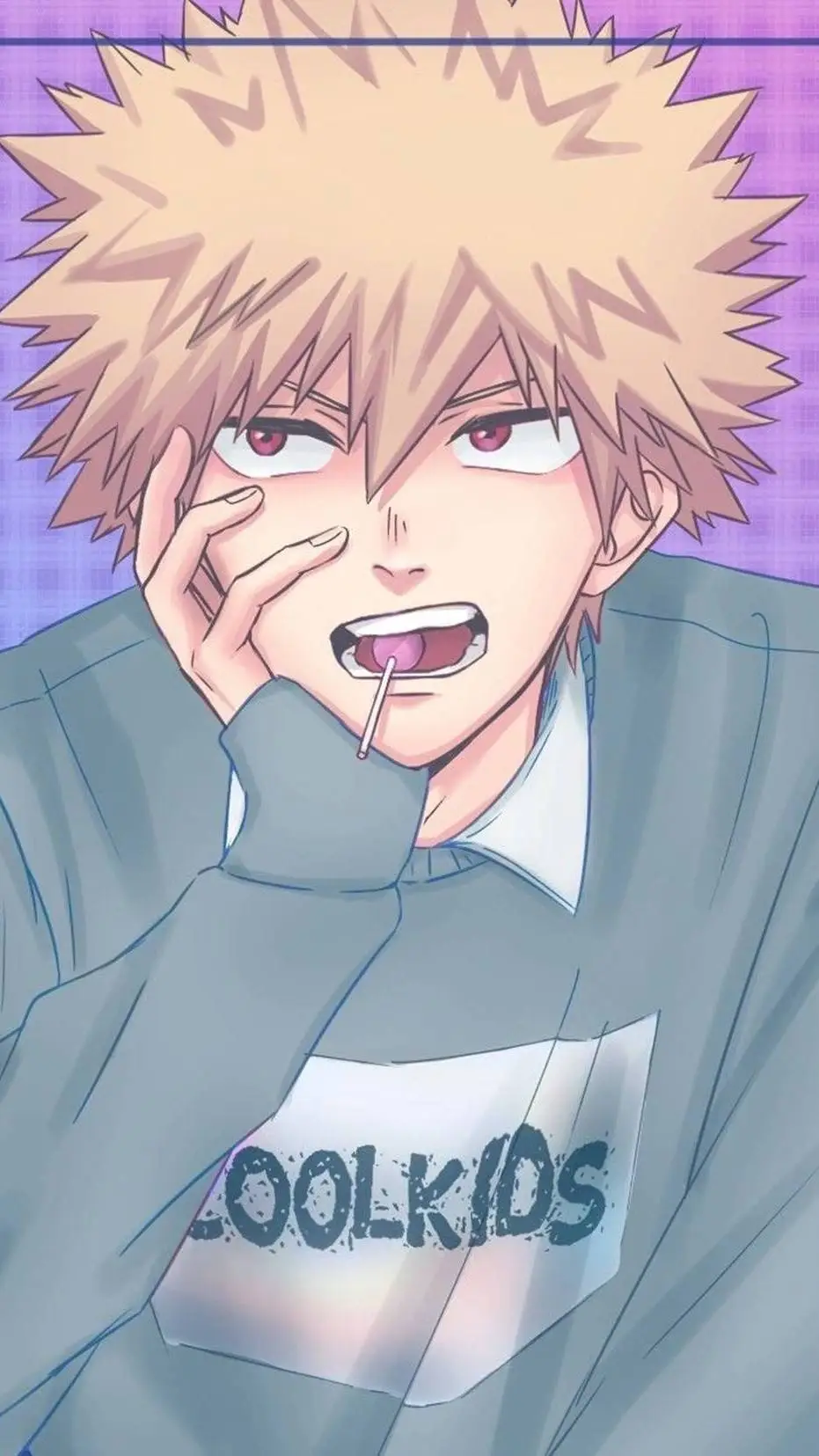 ai character: Bakugo on a date? background