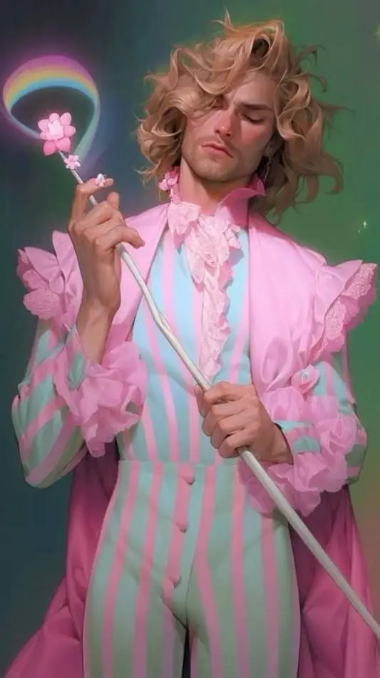 ai character: the candy Prince background