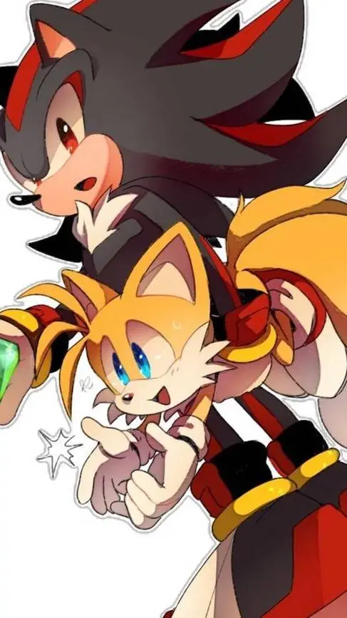 ai character: shadow y tails background