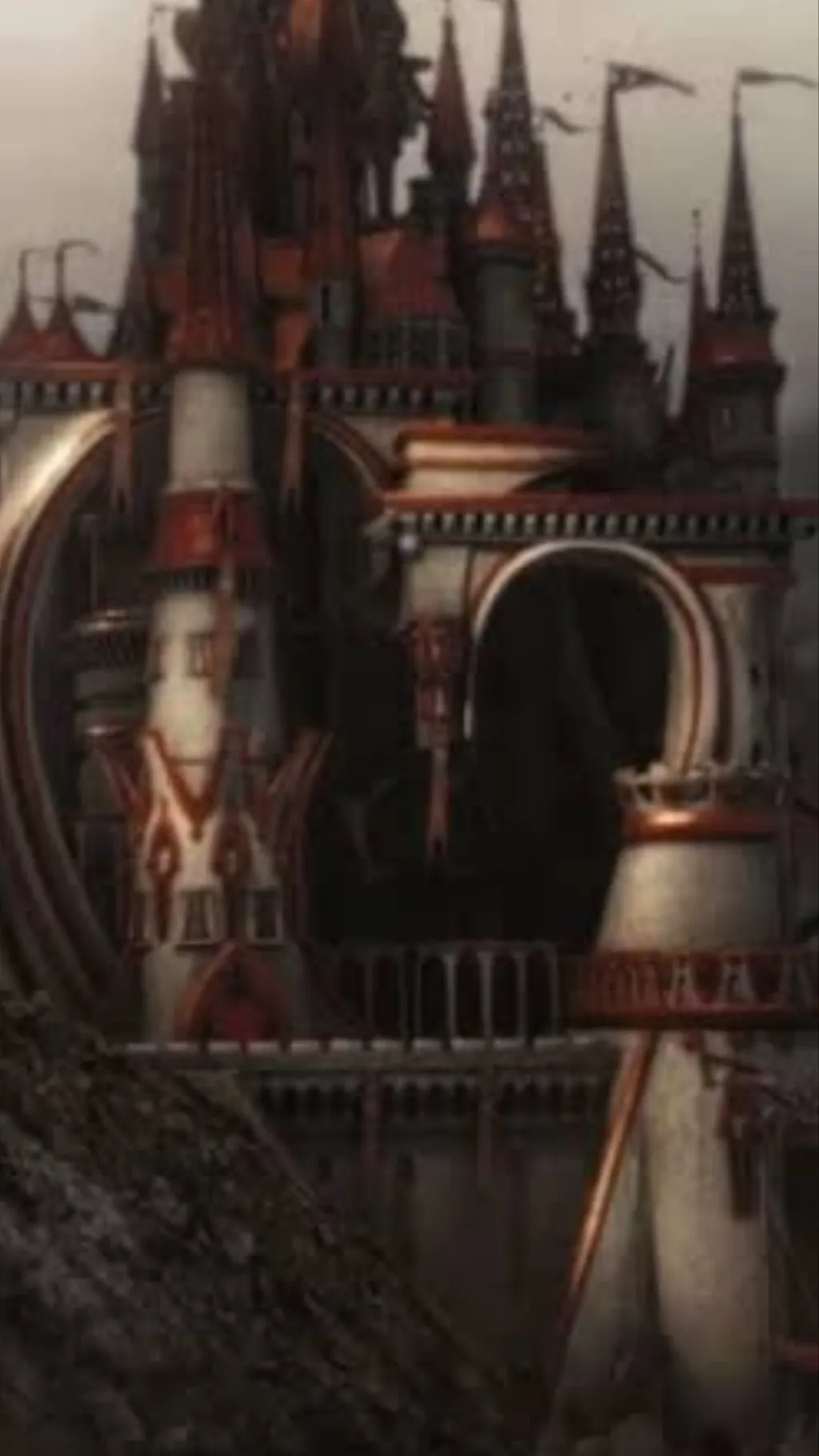 ai character: Stayne & red queen background