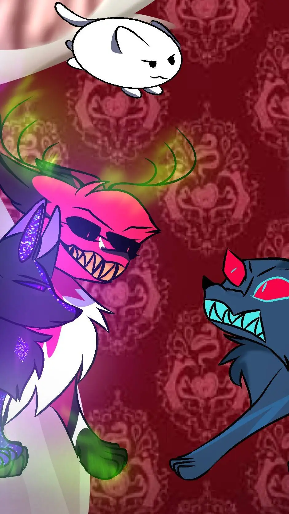 ai character: hh cat battle background