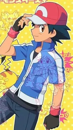 ai character: ash background