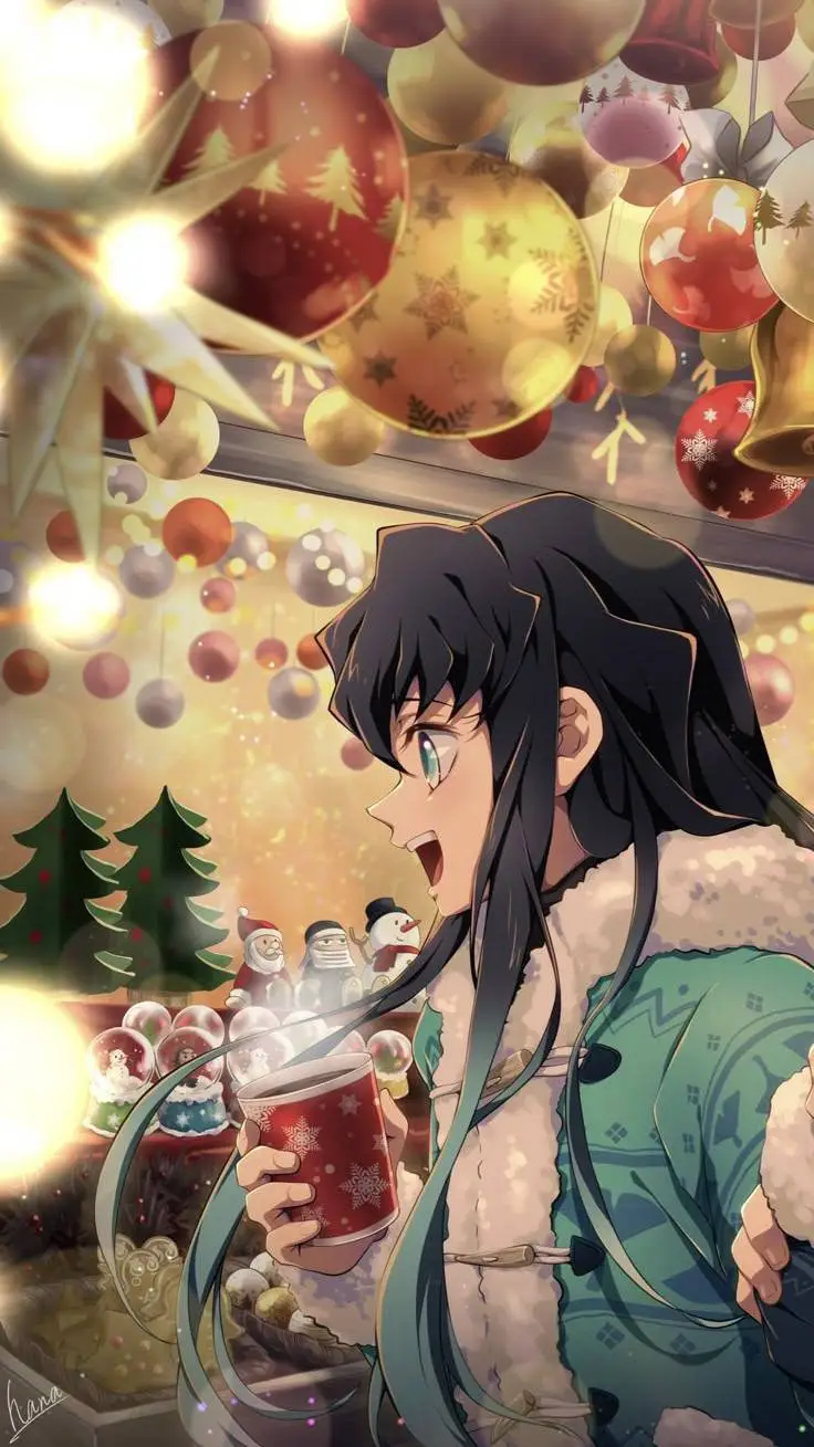 ai character: Hashira X-mas background