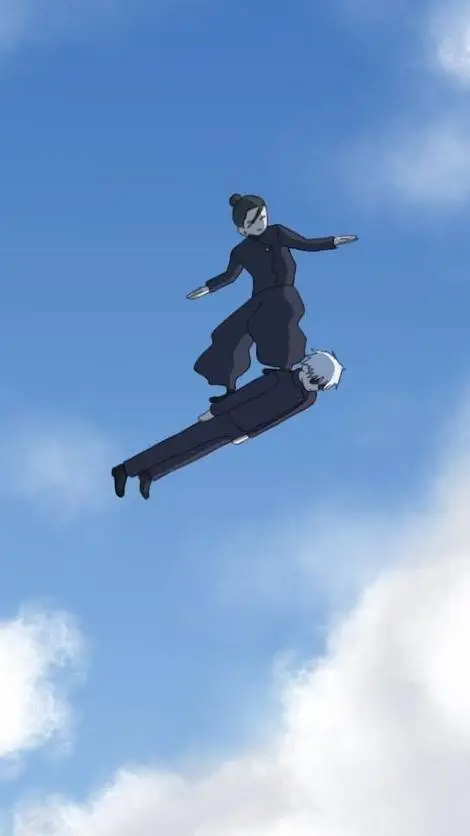 ai character: Locked with Jjk background