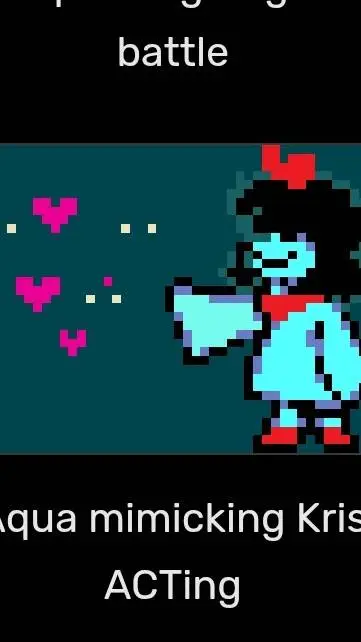 ai character: deltarune background
