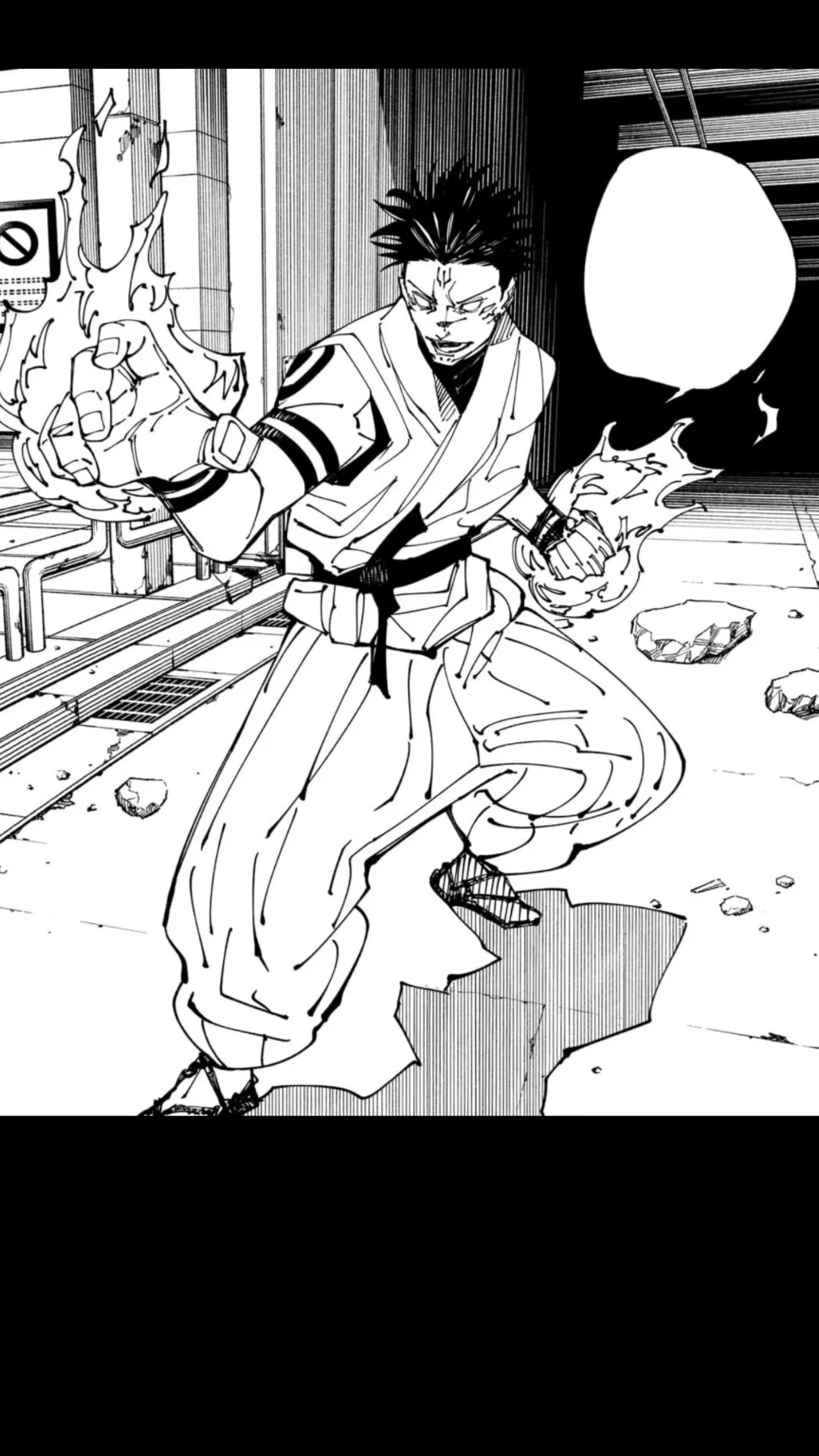 ai character: Shabuya sukuna background