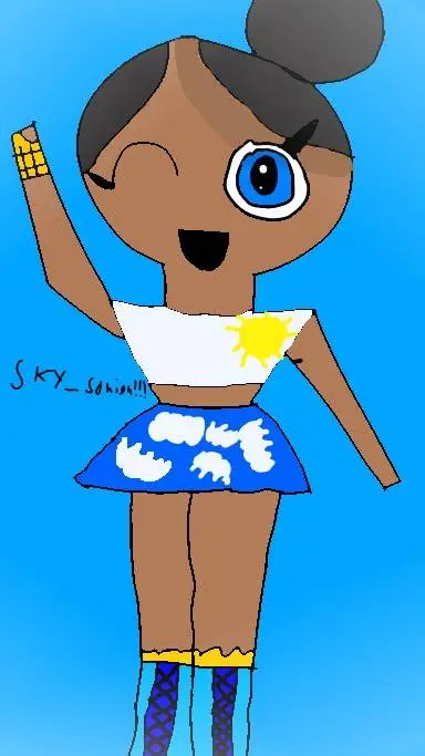 ai character: SKY background