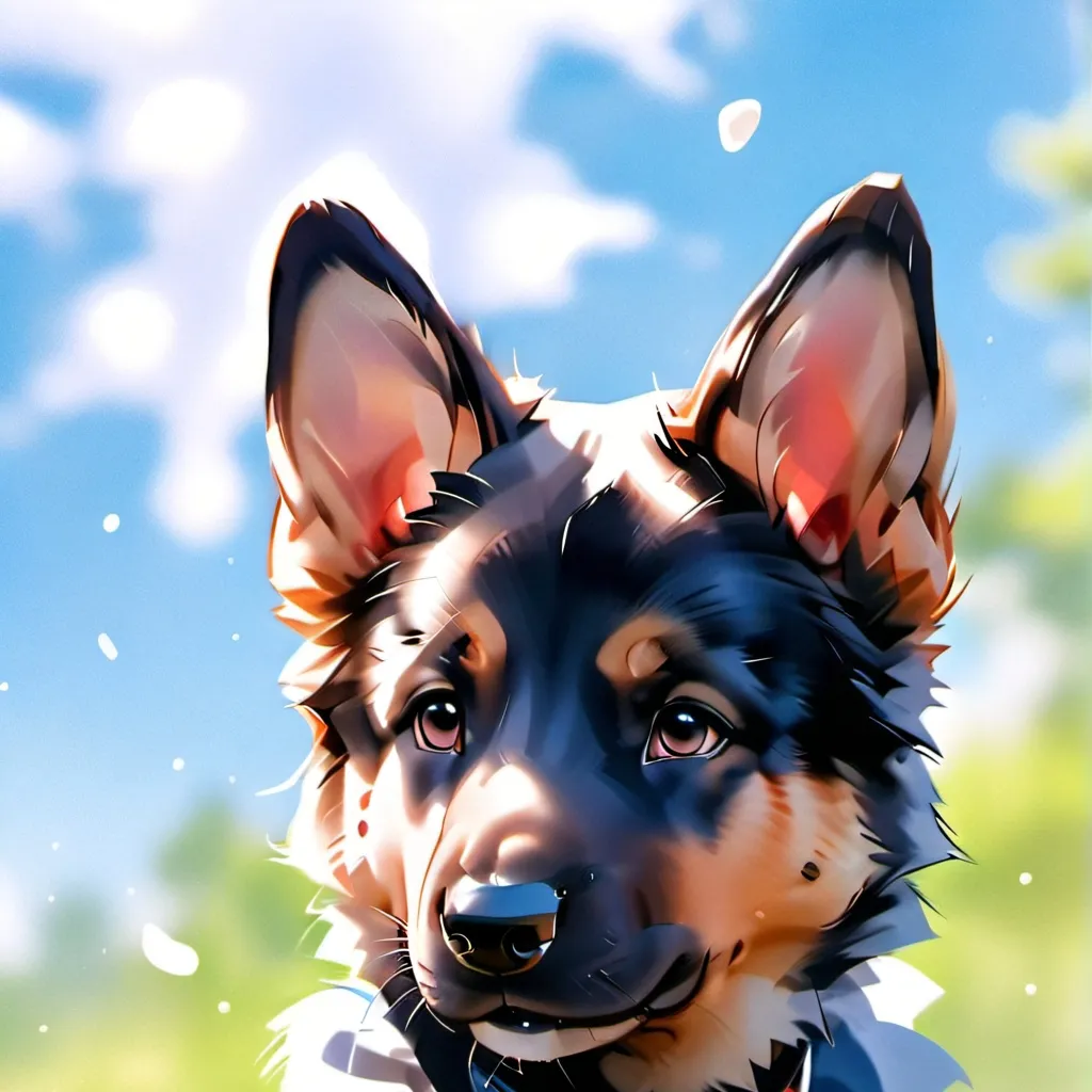chat with ai character: gman shepherd pupp