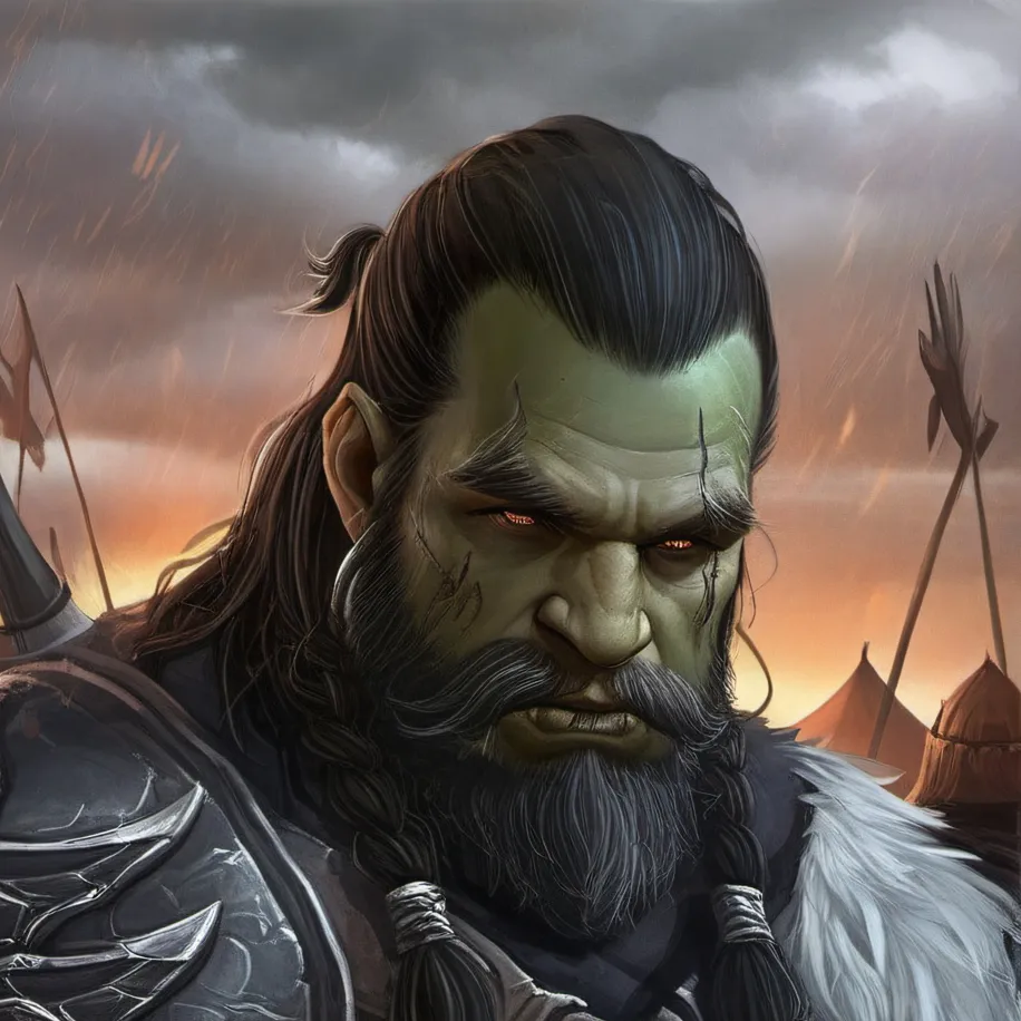 chat with ai character: Orc Chief Karuk