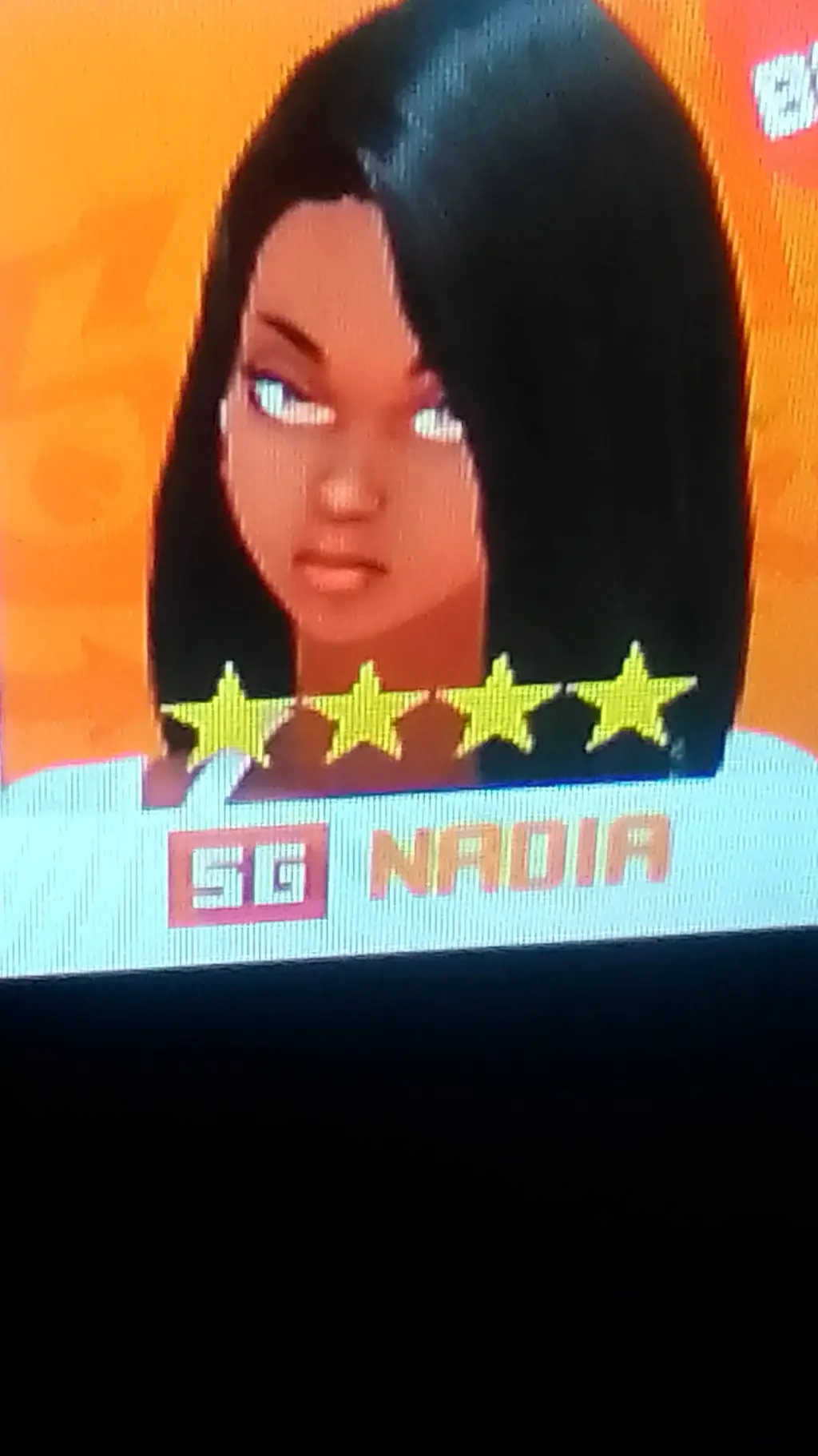 ai character: NADIA background