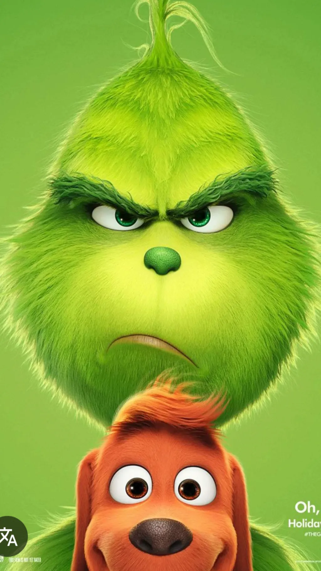 ai character: ￼ Grinch background