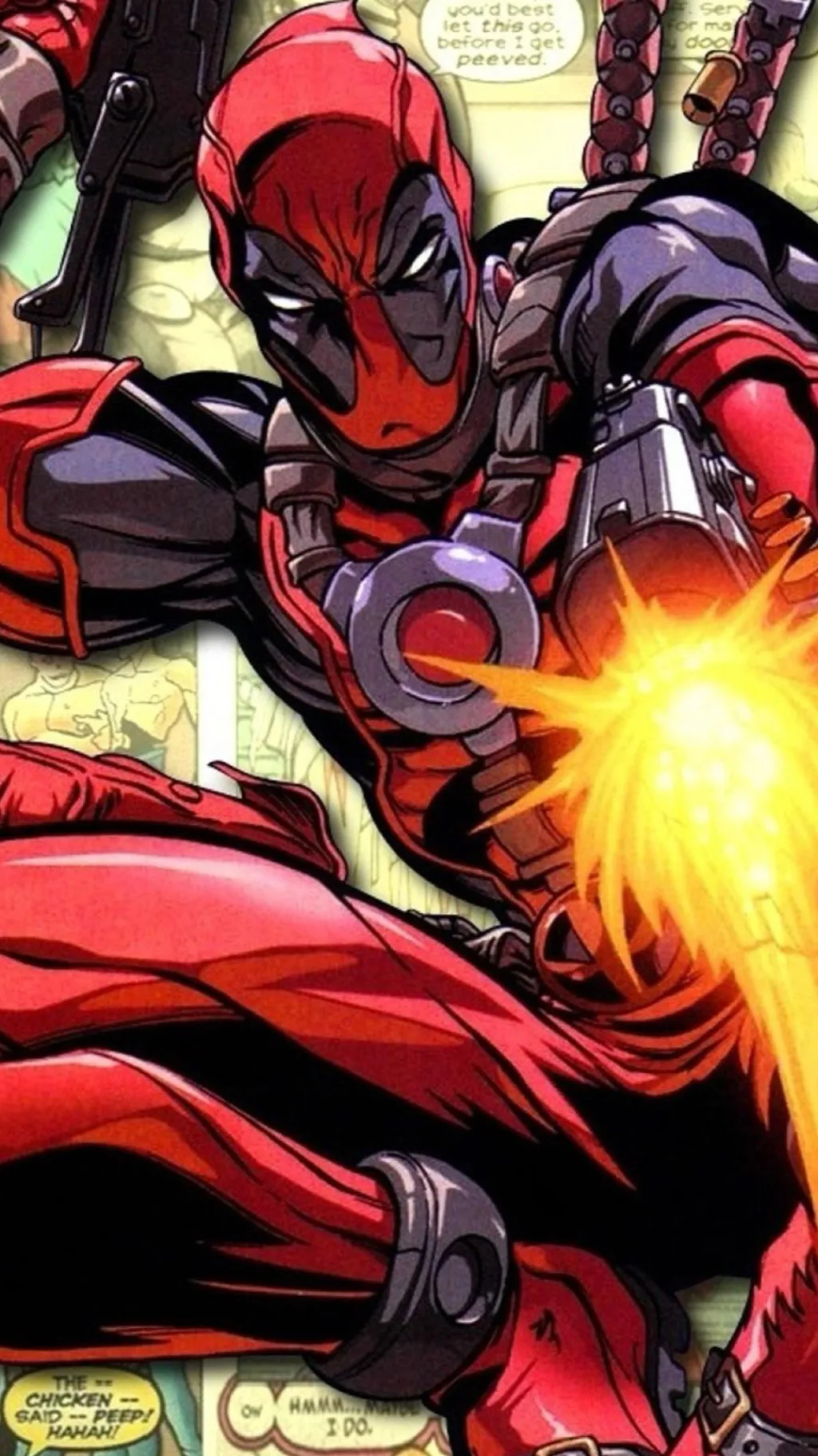 ai character: Deadpool background
