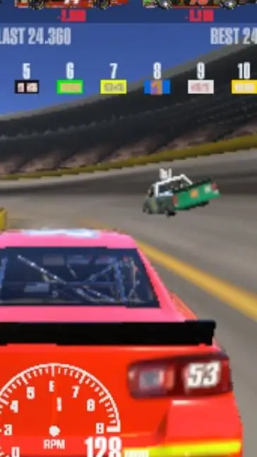 ai character: stock car racing  background