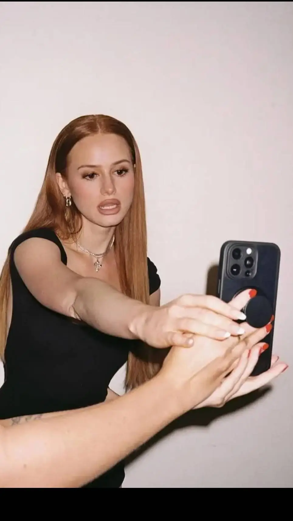 ai character: Madelaine petsch  background