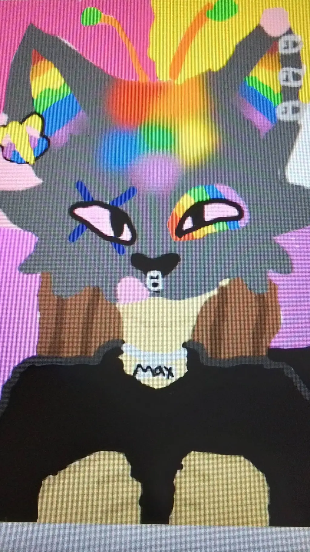 ai character: Maxine!  background