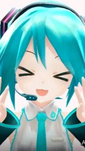 ai character: Hatsune Miku background
