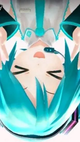 ai character: Upside-Down Miku background
