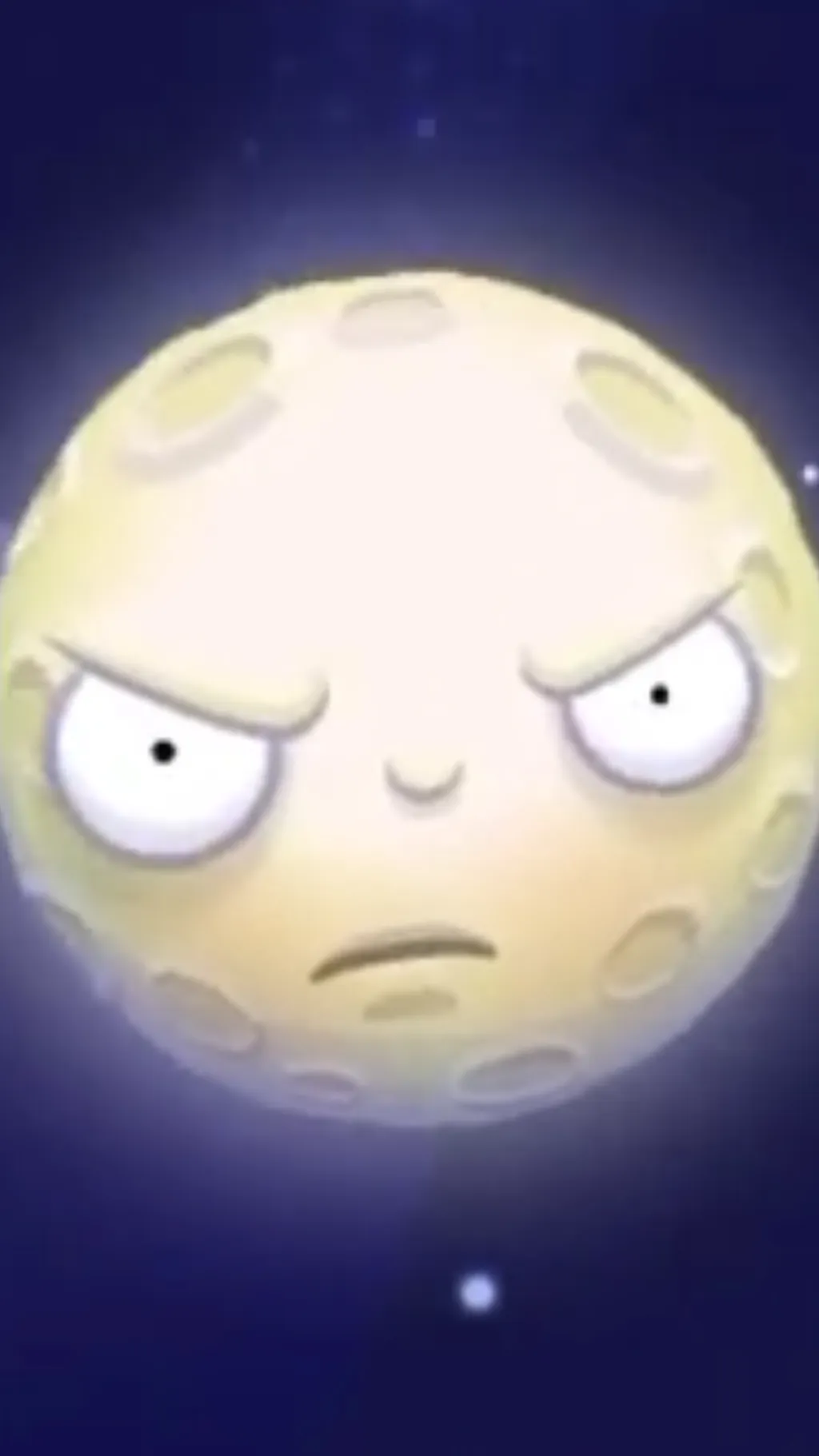 ai character: The Moon is Angry background