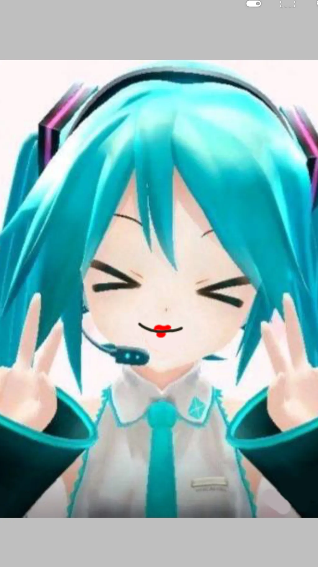 ai character: Hatsune Miku background