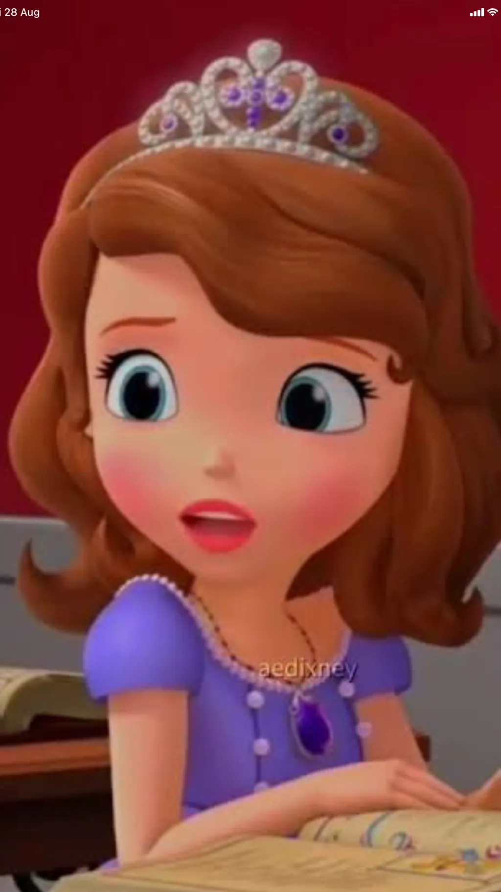 ai character: Sofia The First background