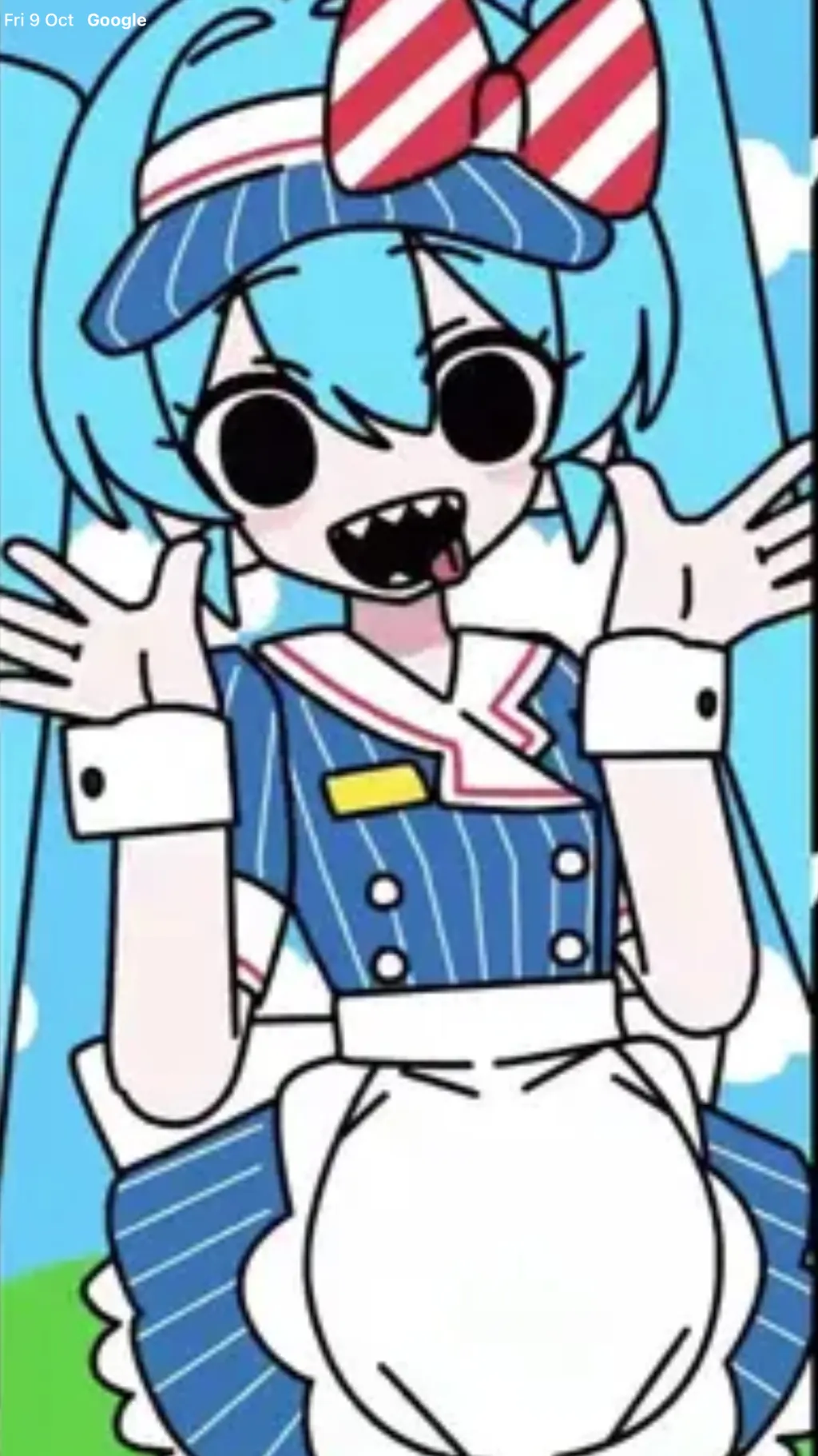 ai character: Hatsune Miku background