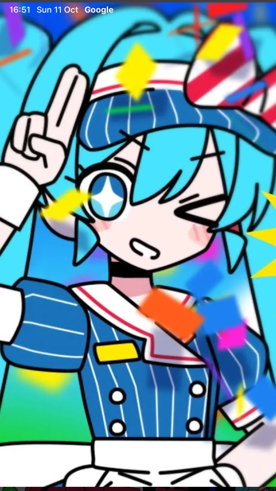 ai character: Mesmerizer Miku background