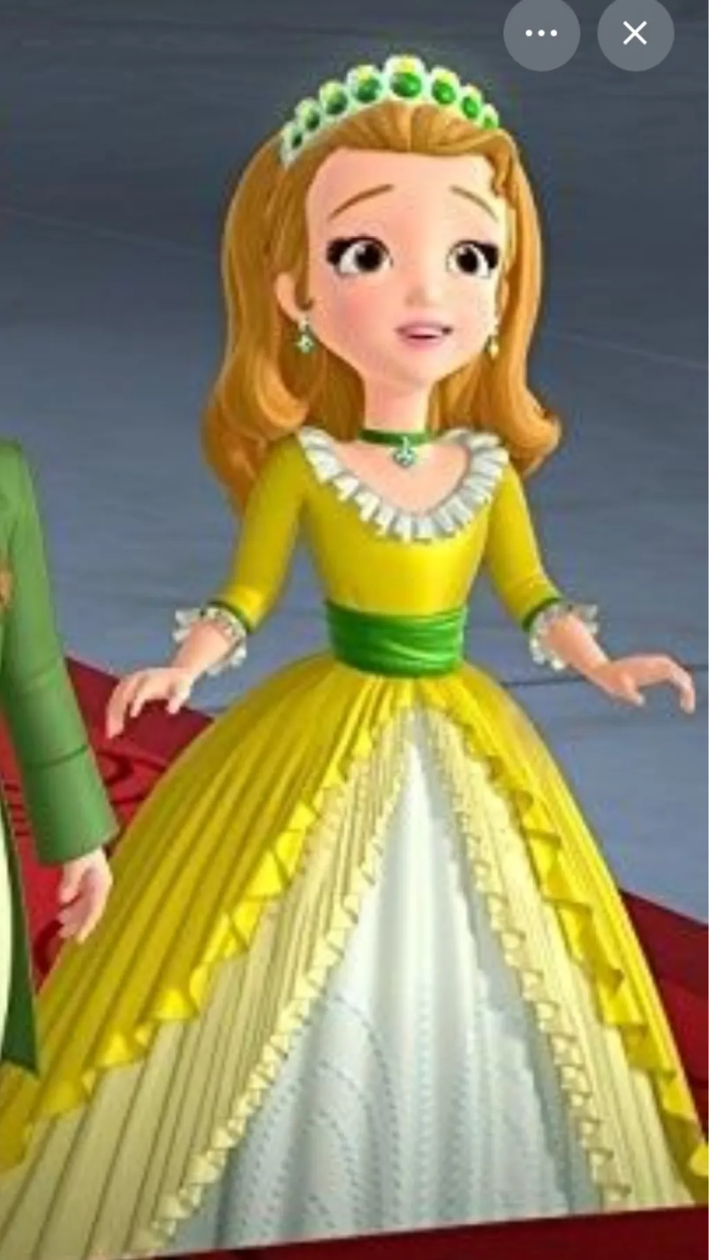 ai character: Amber background