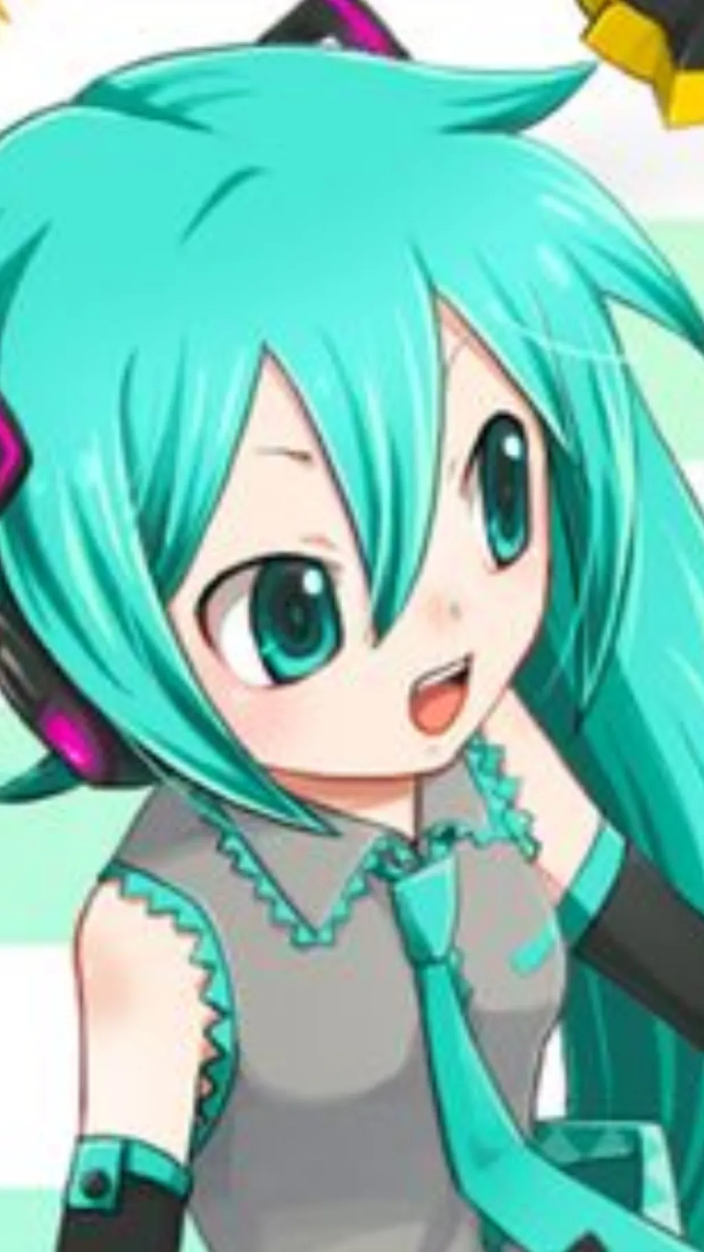 ai character: Miku background