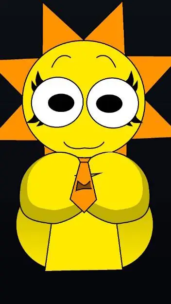 ai character: sprunki sungirl 2 background