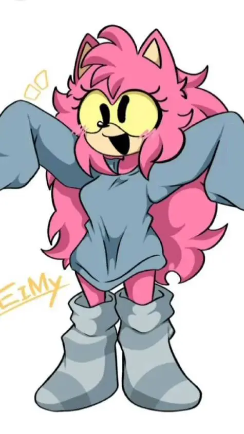 ai character: Eimy Amy Rose  background