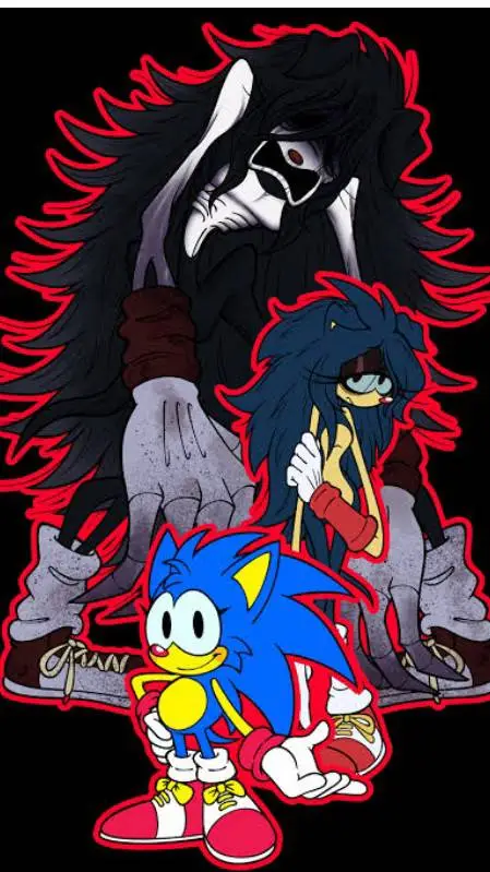 ai character: Sonic Wistful background