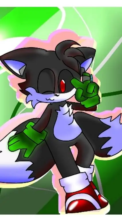 ai character: Tails.EEE background