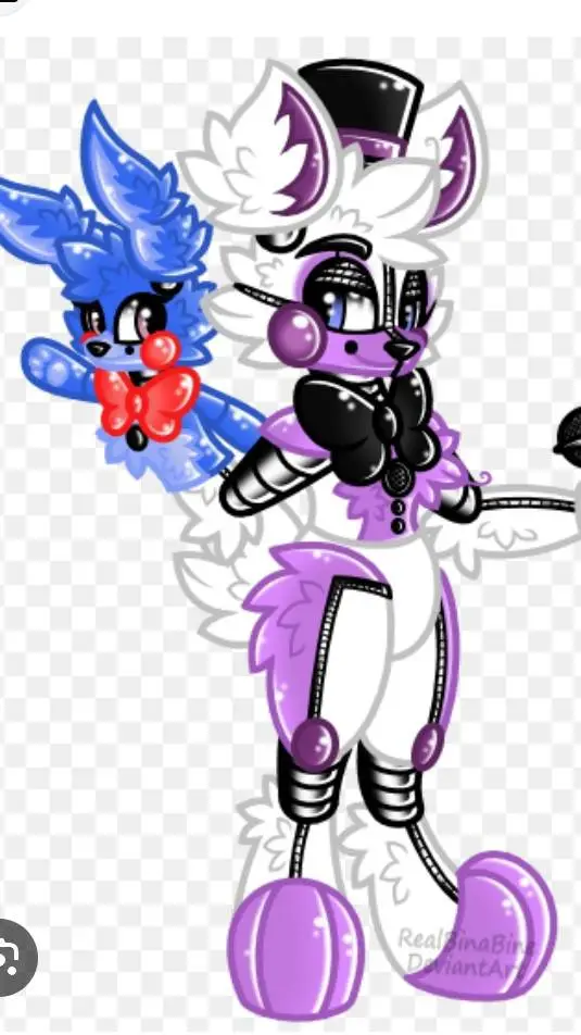 ai character: Freddy y Bon Bon background