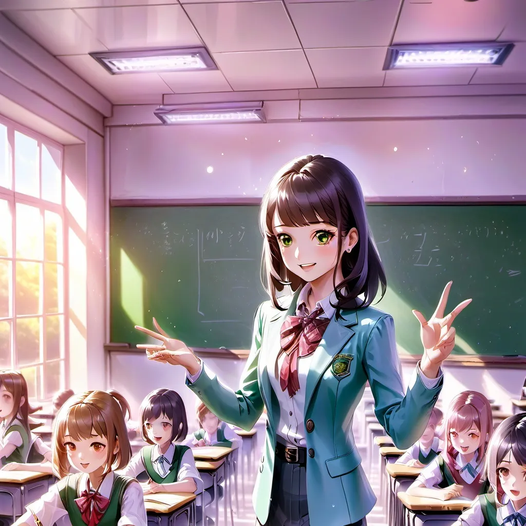 chat with ai character: school