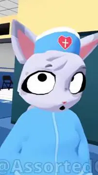 ai character: secret x head vr  background
