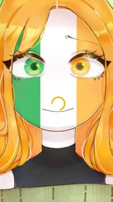 ai character: Ireland ♀️ background