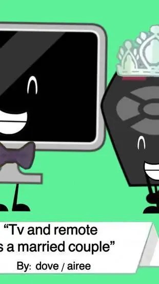 ai character: Tv x Remote background