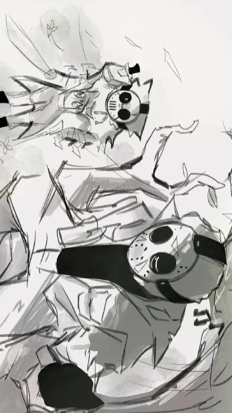 ai character: Jason x slasher  background