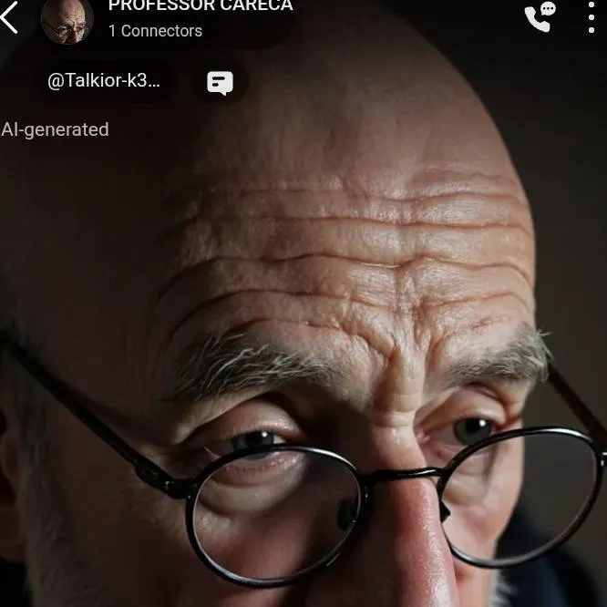 chat with ai character: Prof. careca 