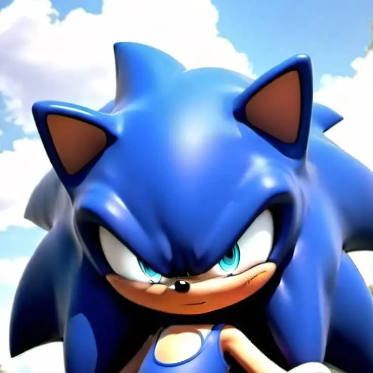 ai character: Sonic The hedgehog background