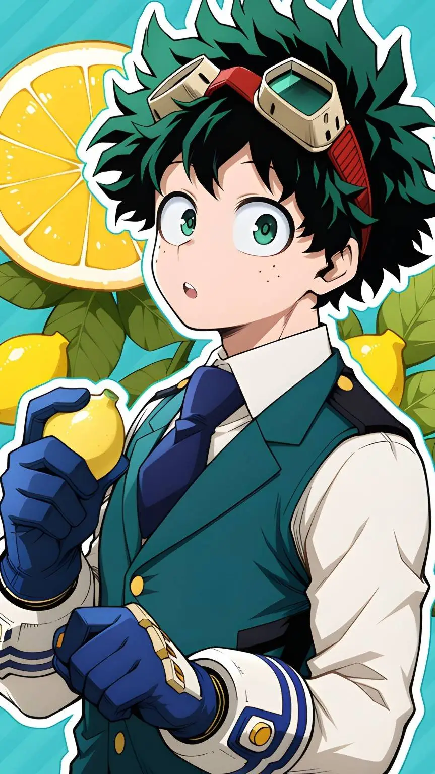 ai character: 💚Deku💚 background