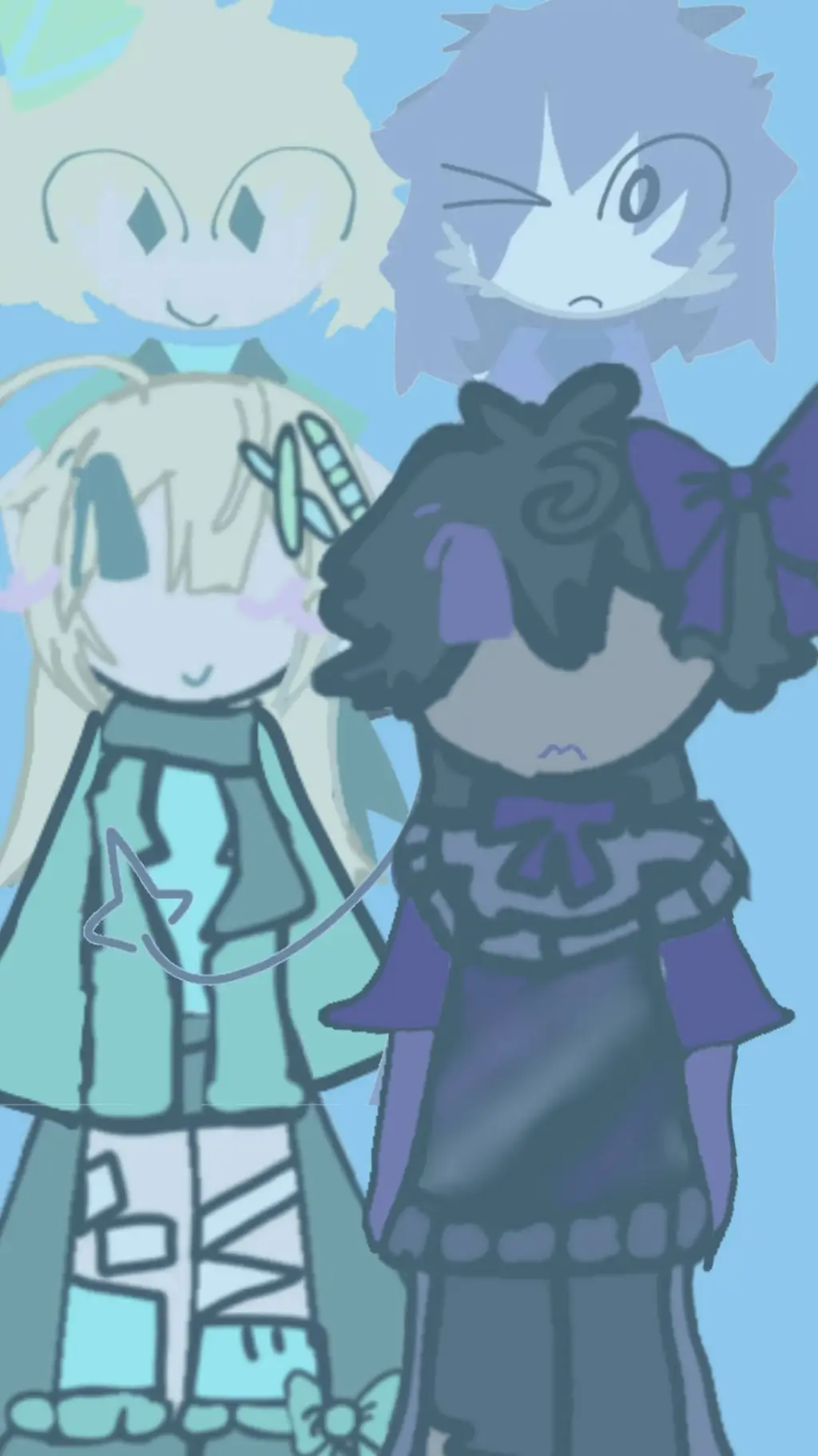 ai character: helpers  background